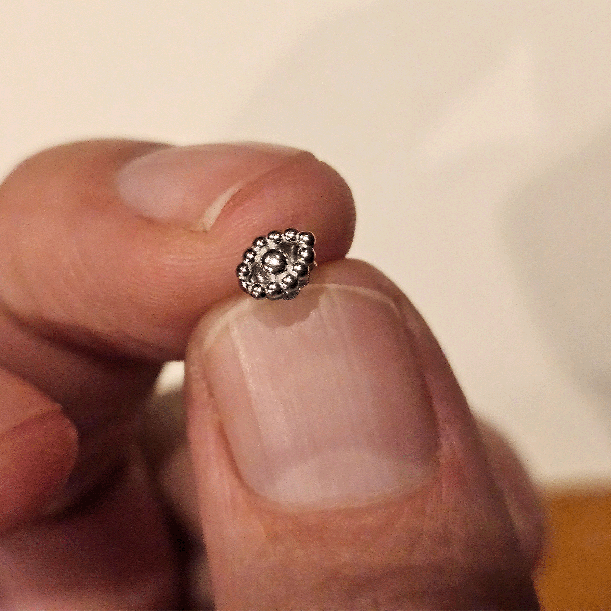 Delicate tiny eye earrings