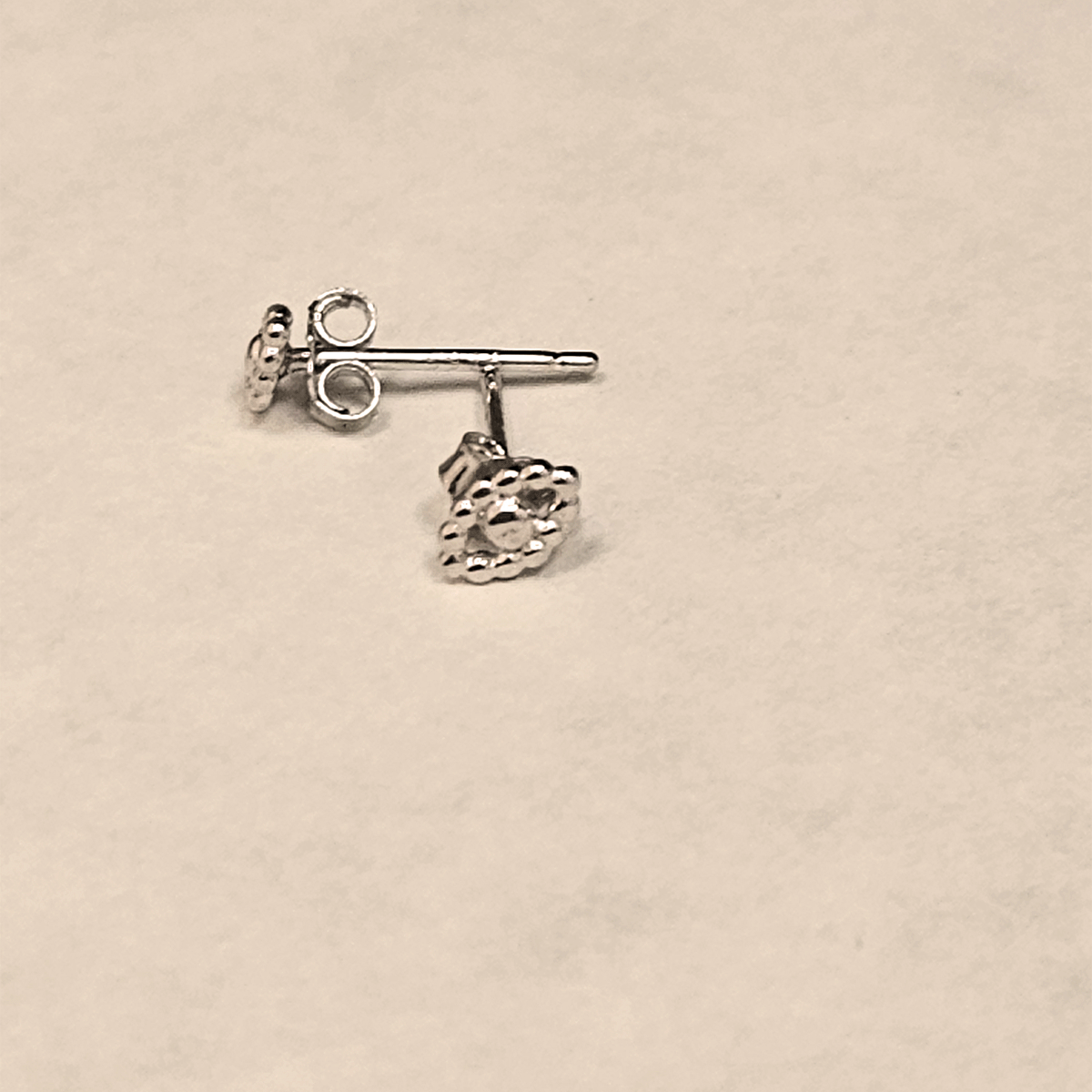 Delicate tiny eye earrings