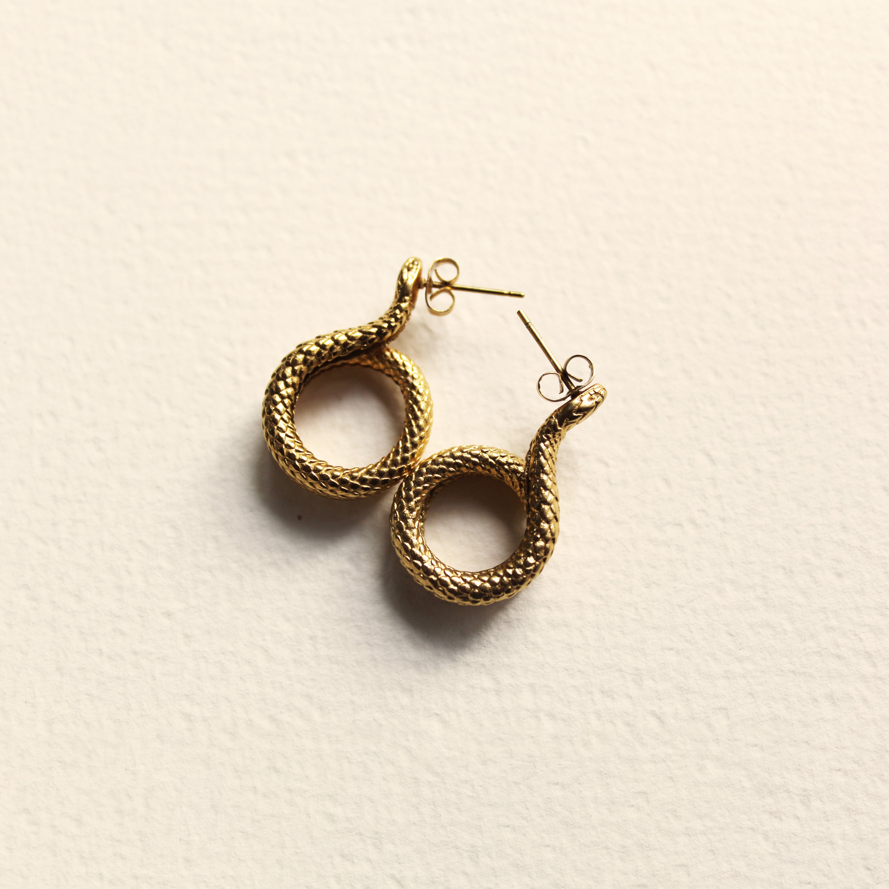 Snake earrings