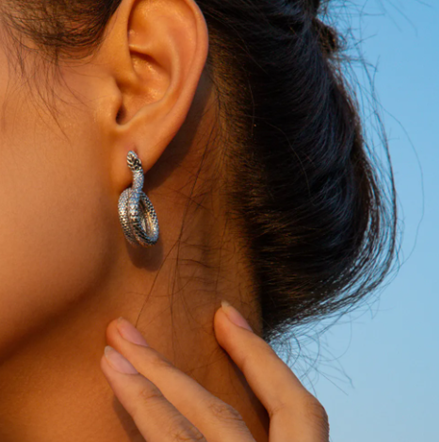 Snake earrings