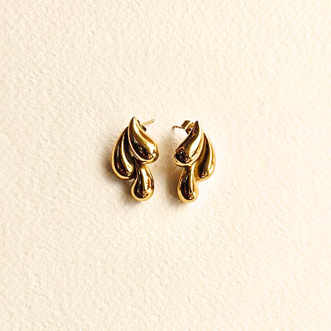 Triple Teardrop earrings