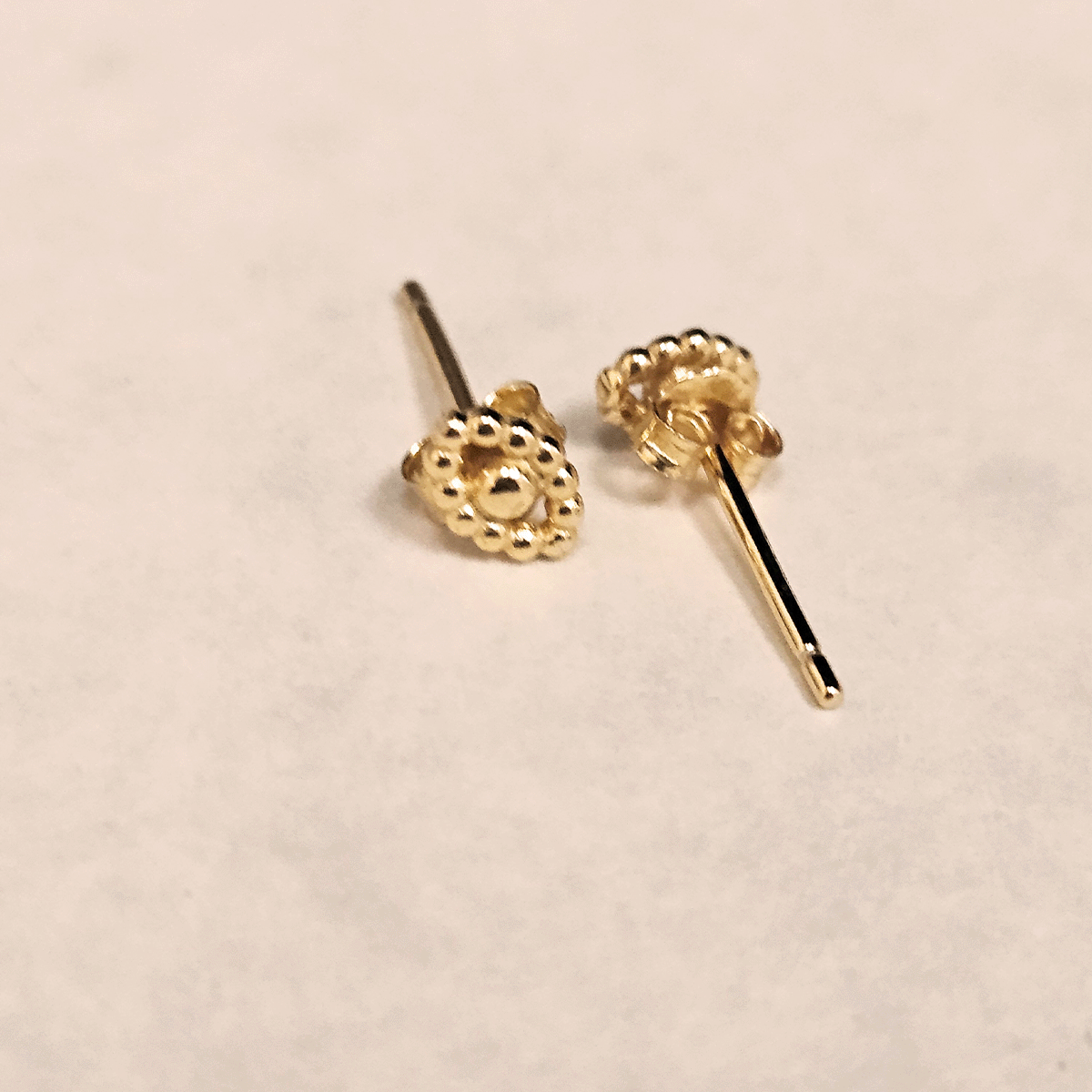 Delicate tiny eye earrings
